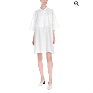 Acne Studio white shirt dress